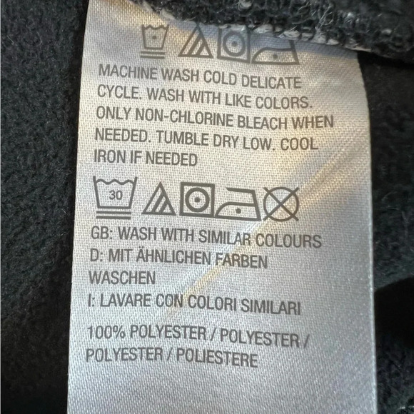 Susan Graver Weekend Printed Polar Fleece Bomber Jacket. Size Extra Large. - Picture 11 of 13